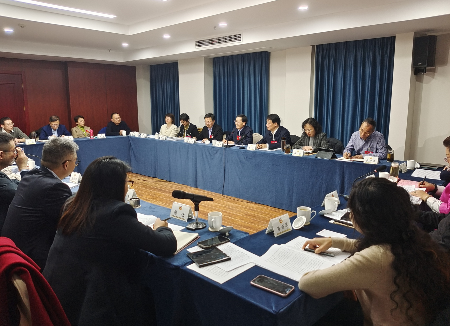 南京市十七届人大二次会议开幕 农工党人大代表、政协委员热议韩立明书记讲话和政府工作报告2.jpg